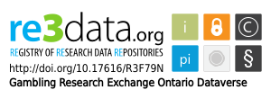 re3data.org badge for Gambling Research Exchange Ontario Dataverse